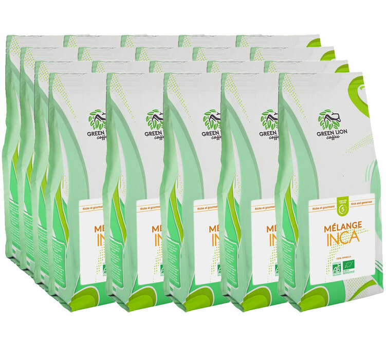 5 Kg Bio Őrölt Kávé Profiknak Inka Keverék - Green Lion Coffee