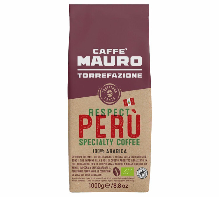 1 kg - Зрна Кафе - Respect Perù Bio - CAFFÈ MAURO
