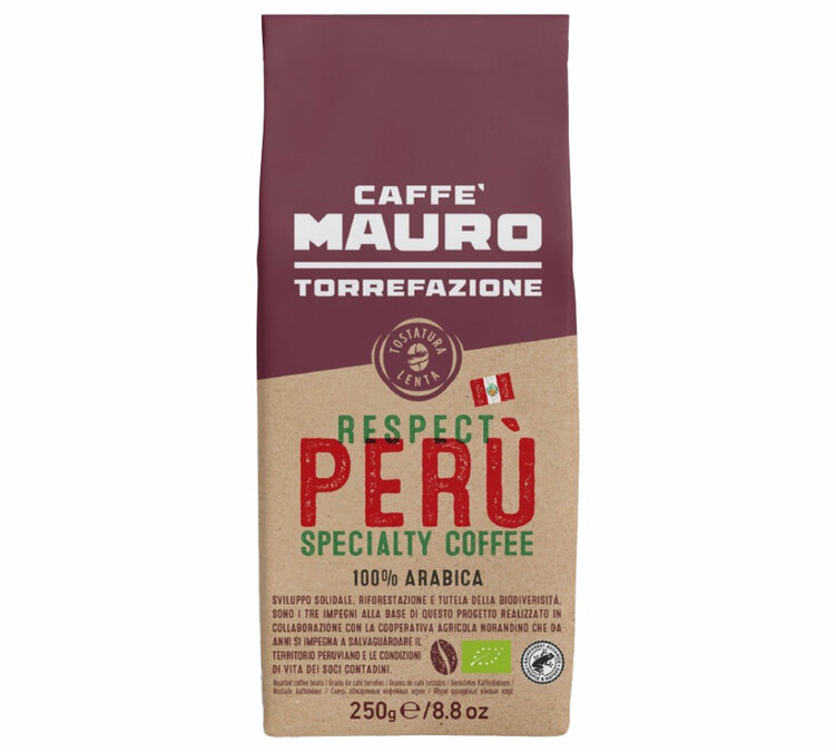 250 g - Caffè in chicchi - Respect Perù Bio - CAFFÈ MAURO