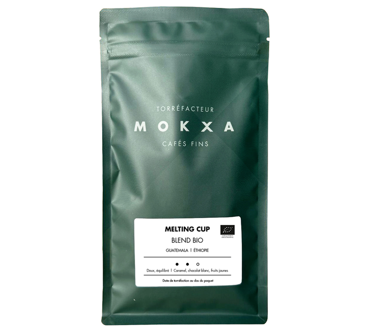 250 g - Pörkölt Kávébab - Melting cup Bio - CAFÉ MOKXA