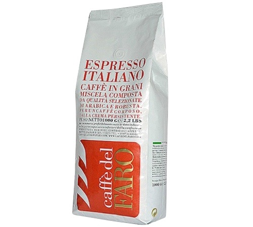 1 Kg Caffè in Grani per Professionisti Espresso Italiano - Caffe Del Faro