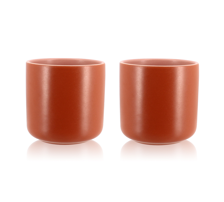 Mugs OUTO en grès paprika 27cl x2 - OGO Living 