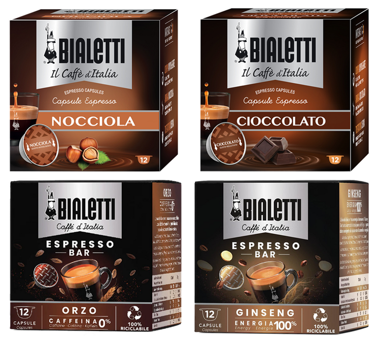 Pack descubrimiento Bialetti - Cápsulas Mokespresso x48