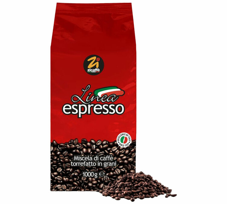 1 Kg Café en grain pour professionnels Linea Espresso - Zicaffe