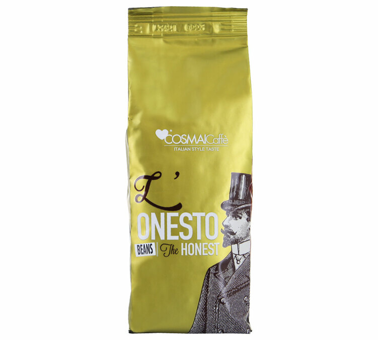 250 g - Café em grão - The Honest - COSMAI CAFFÈ