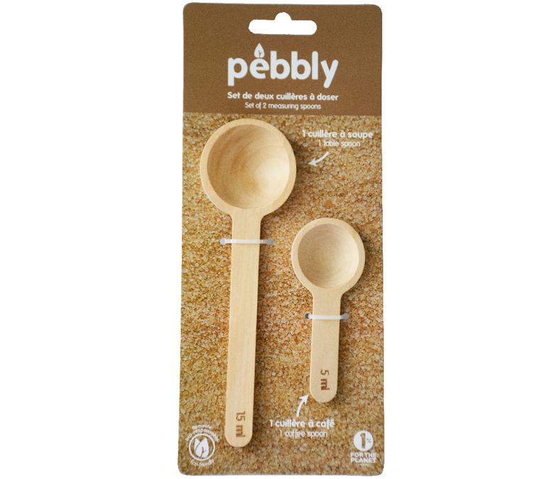 Set mit 2 Pebbly-Messlöffeln – 5 ml und 15 ml