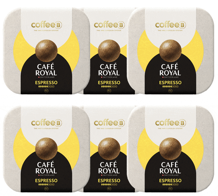 54 Espressokahvipalloja yhteensopivia CoffeeB:n kanssa - CAFÉ ROYAL