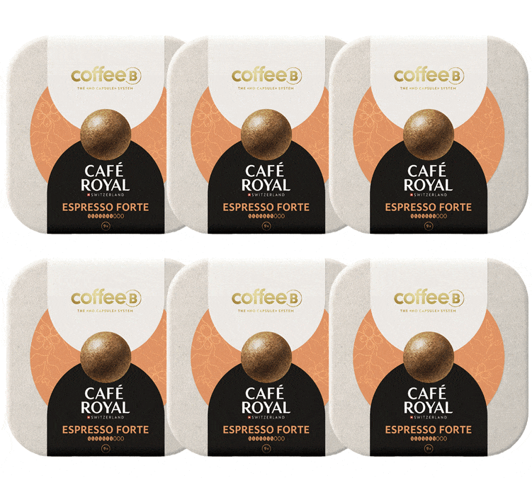 54 Espresso Starke Kaffeekapseln - CAFÉ ROYAL