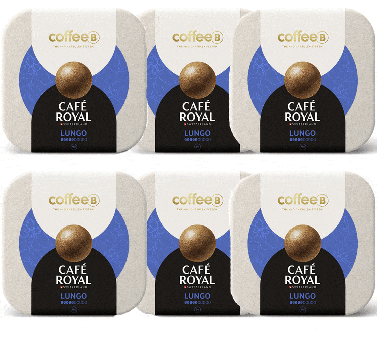 54 Lungo Kahvipalloja yhteensopivia CoffeeB:n kanssa - CAFÉ ROYAL