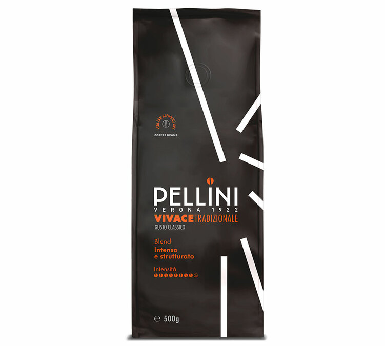 1 Kg Zrna kafe za profesionalce Vivace Tradizionale Intenso - Pellini