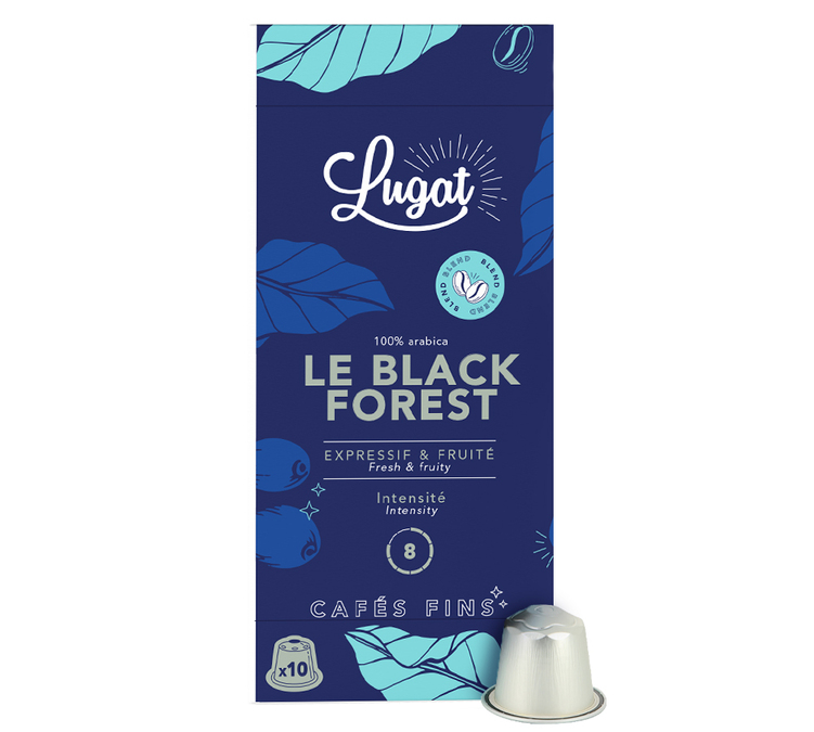 10 Kompatibla Nespresso* Original Black Forest Kapslar - LUGAT