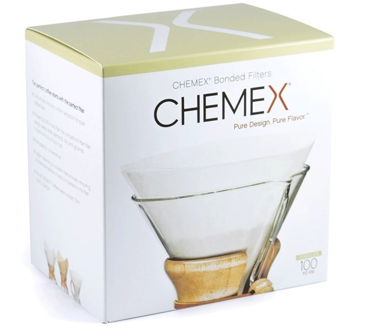 Filtro tondo pre-tagliato per caffettiera da 6 a 10 tazze FC-100 - CHEMEX