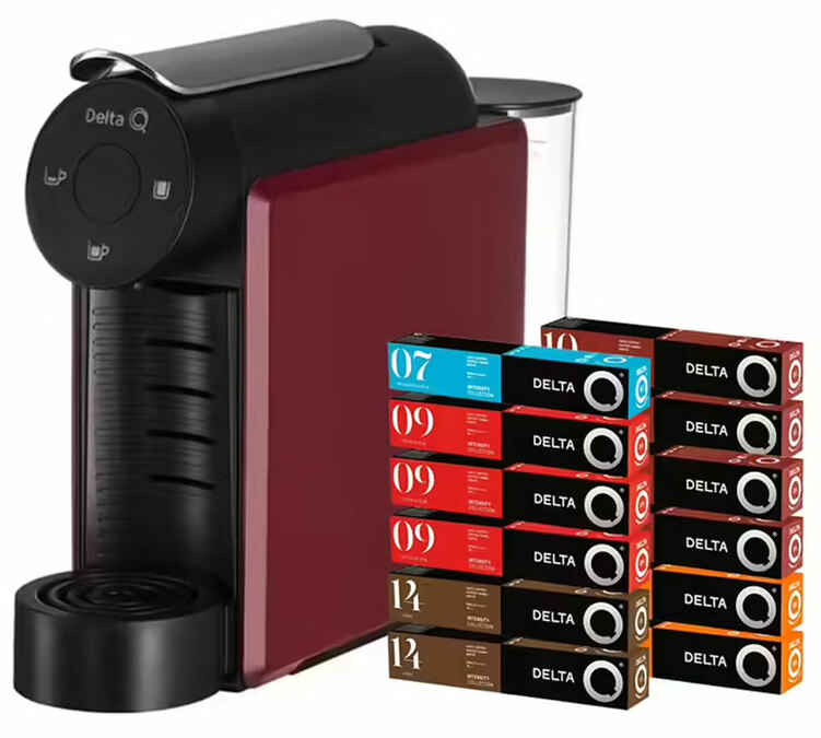 Oferta especial: Compre 120 cápsulas Delta Q e ganhe a máquina Delta Q Mini Qool GRÁTIS