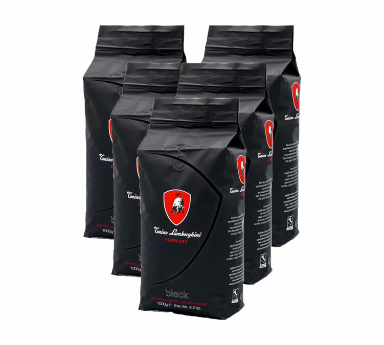 5kg Koffiebonen voor Professionals - Zwart TONINO LAMBORGHINI