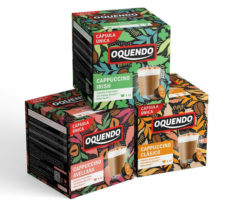 Uppackning för upptäckt 36 kapslar kompatibla med Nescafé* Dolce Gusto* Gourmetdrycker - OQUENDO