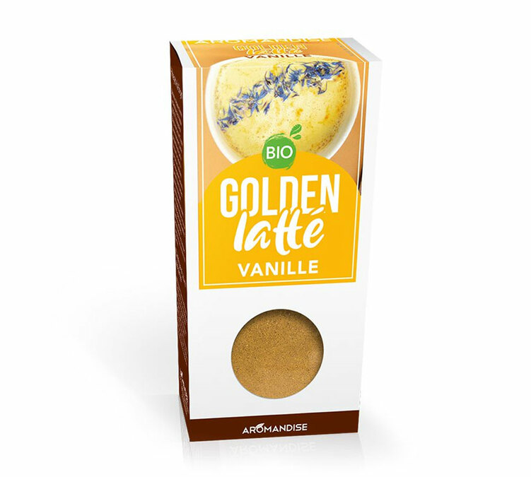 Golden Latte Curcuma Vaniglia Bio - Alla Spina 60 g - AROMANDISE