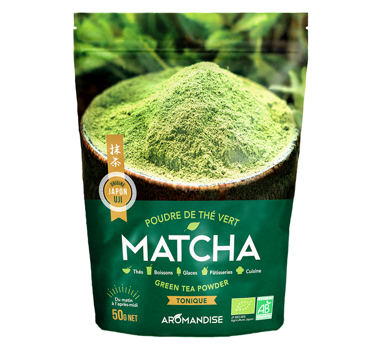 Biologische Fijne Matcha Thee Poeder - Los 50 g - AROMANDISE