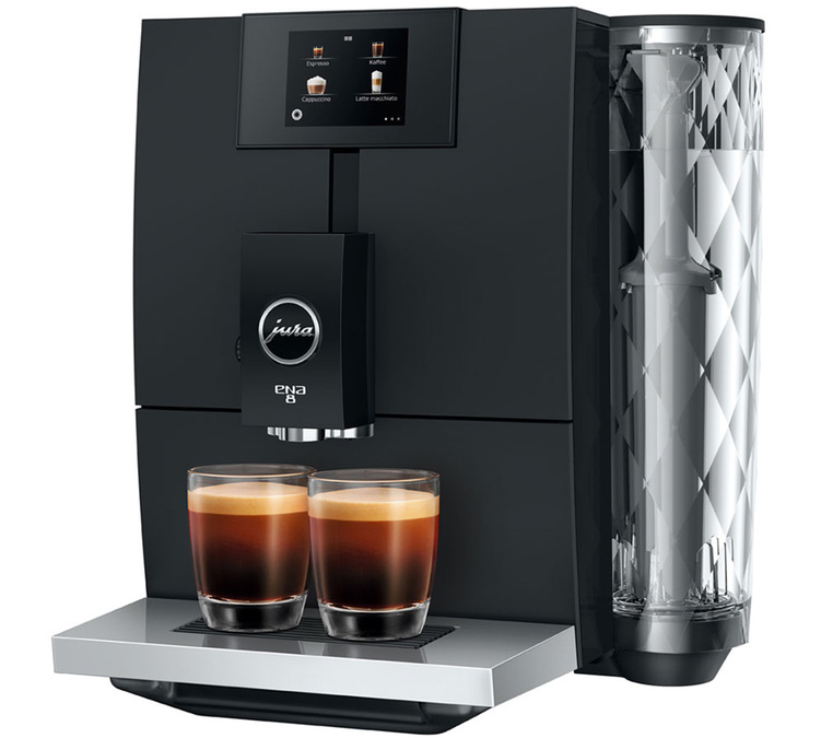 Molinillo de café expreso JURA ENA 8 Full Metropolitan Black Pantalla táctil