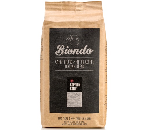 500 g - Café en grain - Biondo 100% Arabica - GOPPION CAFFÈ