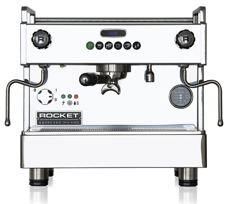 Máquina de café expresso profissional Rocket Espresso Boxer Timer aço inoxidável 1 grupo