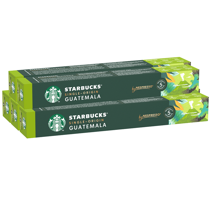50 cápsulas compatibles con Nespresso* Original Guatemala - STARBUCKS