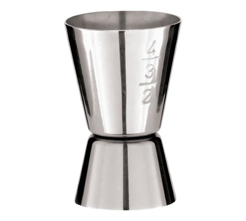 Jigger / Mesure alcool 2-4 cl - Inox