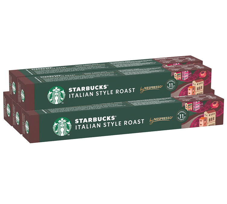 50 capsules compatibel met Nespresso* Original Italian Style Roast - STARBUCKS