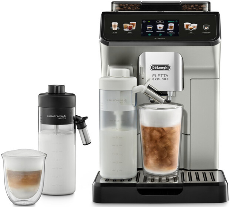 Άλεστρα espresso DELONGHI Eletta Explore 450.65.S Γκρι