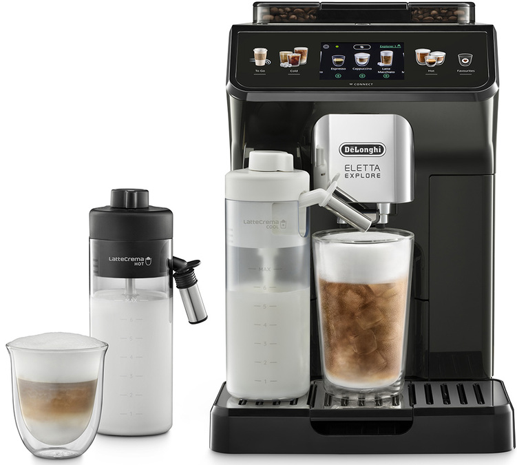 DeLonghi Eletta Explore 450.65.G Máquina de Café Expreso con Molinillo Gris