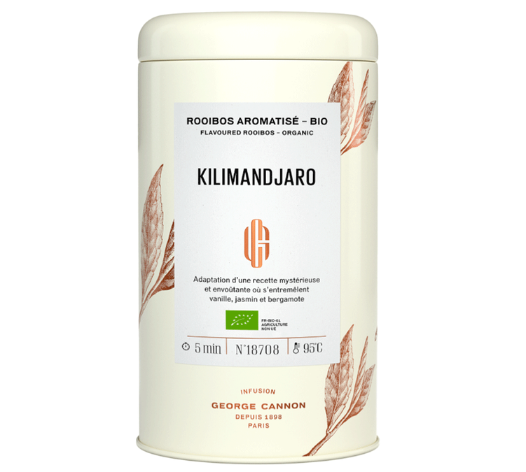 Organski Aromatizirani Rooibos Kutija Kilimandžaro - Rasuti 100 g - GEORGE CANNON