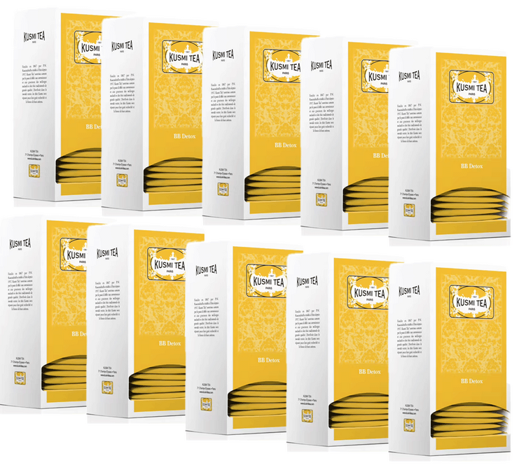 Zeleni Čaj i Maté BB Detox - 10 kutija 25 vrećica čaja - KUSMI TEA
