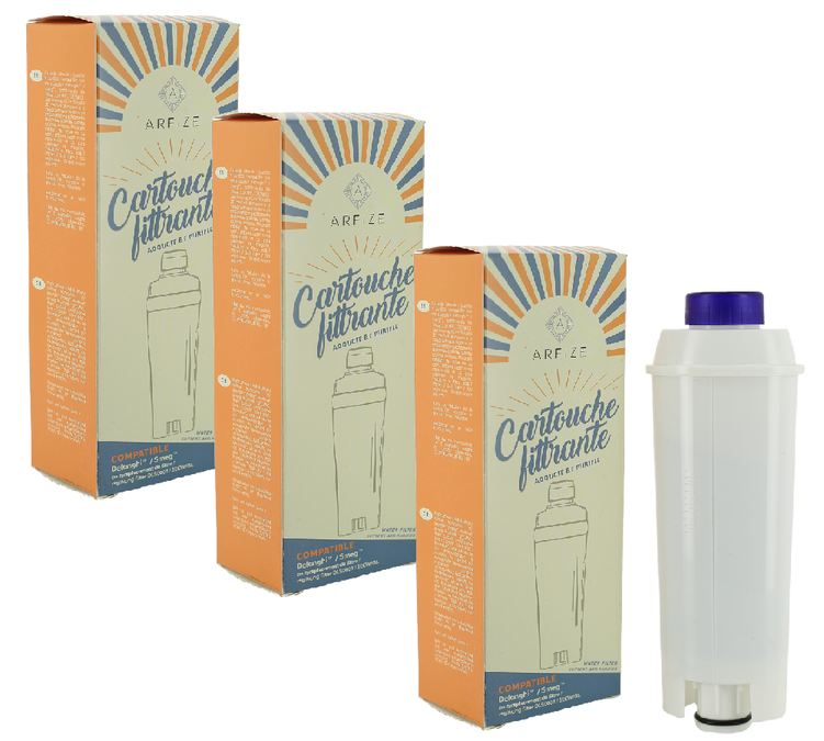 Cartucho filtrante para DELONGHI (DLSC002) ARFIZE x3