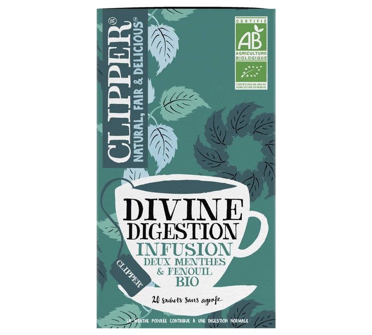 Dieviška Virškinimo Bio Infuzija - 20 pakelių - CLIPPER