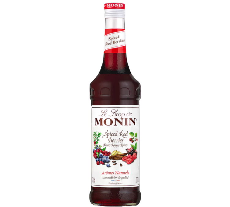 MONIN Sirupas - Prieskoniais gardinti raudoni vaisiai 70cl
