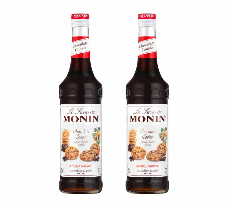 Monin Syrup - Chocolate Cookie - Pack of 2 x 70cl