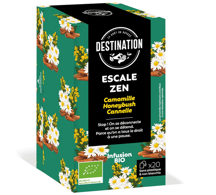 Infusie tussenstop Zen Bio - 20 zakjes - DESTINATION