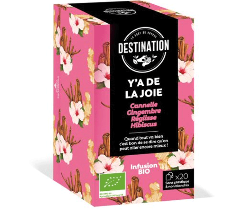 Infusie Y'a de la Joie Bio - 20 zakjes - DESTINATION