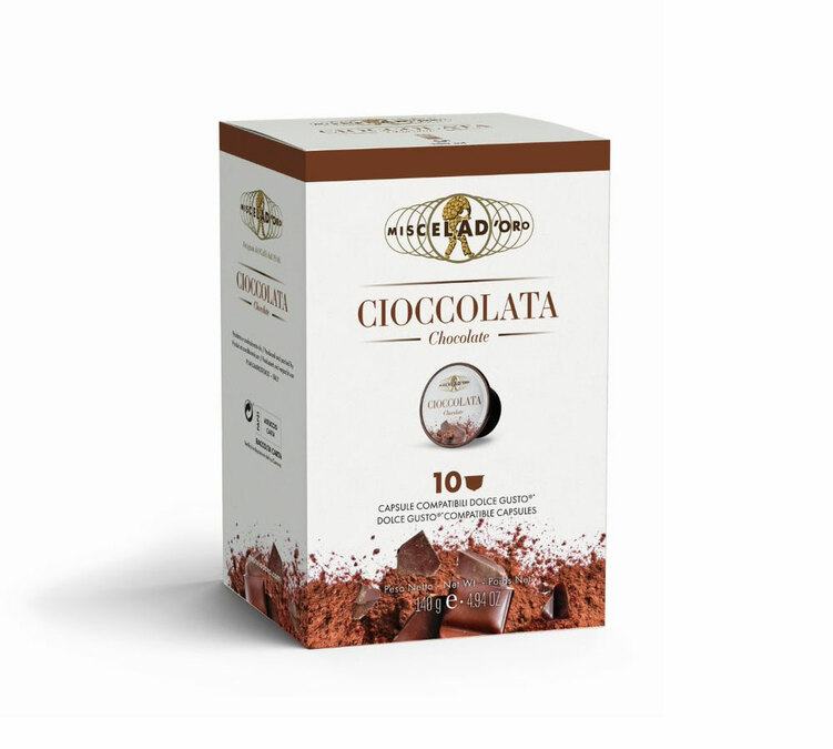 10 капсули съвместими с Nescafé* Dolce Gusto* Шоколад - MISCELA D'ORO