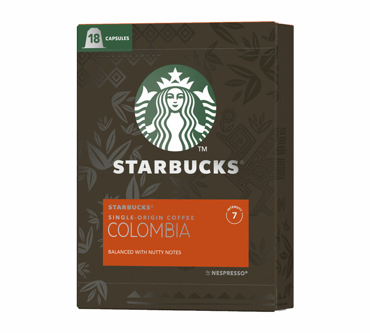 18 kapselia yhteensopiva Nespresso* Original - Kolumbia - STARBUCKS