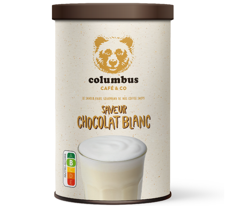 Чоколад у праху укус беле чоколаде - У расутом стању 350 g - COLUMBUS & CO