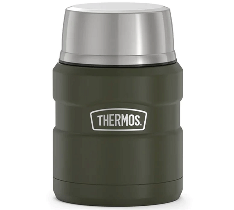 Caixa de Almoço Verde Exército 47 cl - Thermos