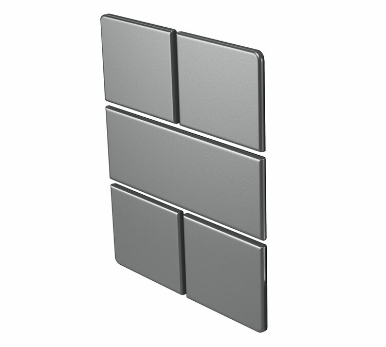 Slabs STONE ESPRESSO in grey - customization plates