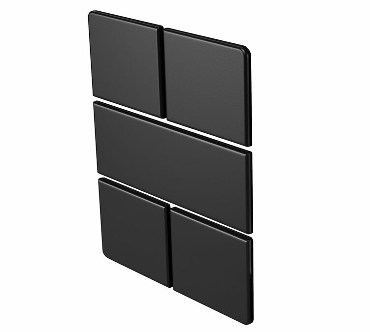 Slabs STONE ESPRESSO in black - customization plates
