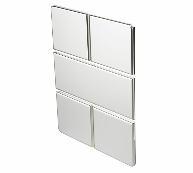 Slabs STONE ESPRESSO satin (matte silver) - customization plates