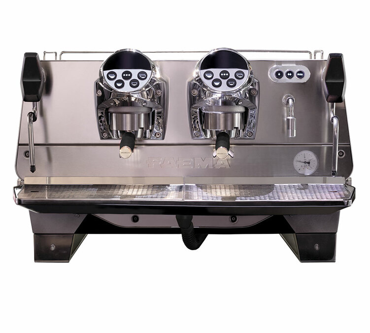 Máquina de espresso profissional FAEMA President GTi 5 botões 2 grupos