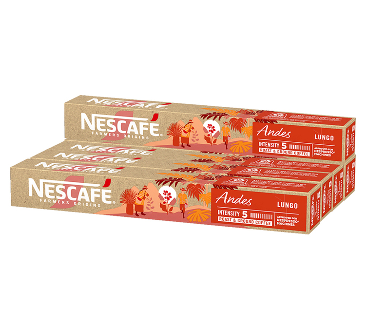50 cápsulas compatibles con Nespresso* Original Andes - NESCAFE FARMERS ORIGINS