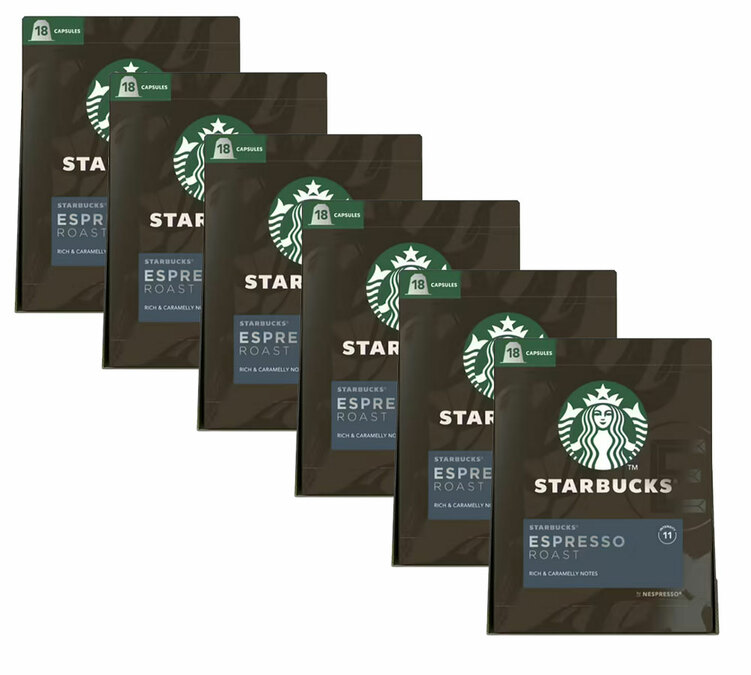 108 capsules compatibles Nespresso* Original Expresso Roast - STARBUCKS