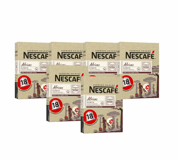108 капсула компатибилна са Nespresso* Original Africas - NESCAFE FARMERS ORIGINS