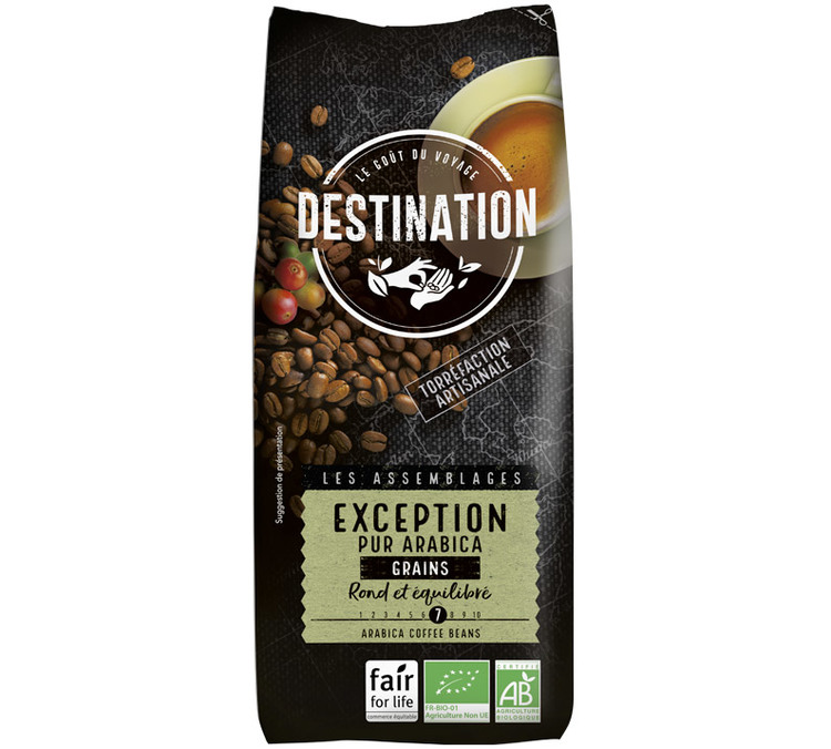 1 kg - Caffè in grani - Eccezione Pura Arabica Bio - DESTINATION