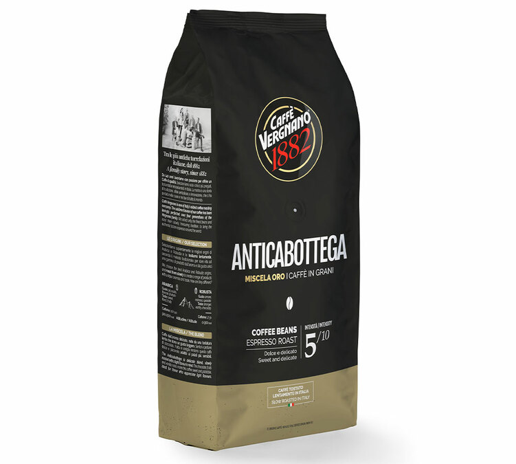 1 Kg de Café em Grão para Profissionais Antica Bottega - Caffè Vergnano